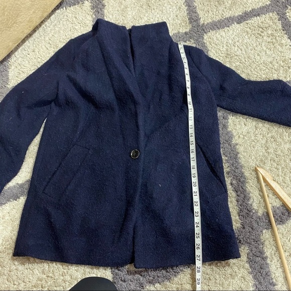 Massimo Dutti Wool Blended Hooded Jacket - Picture 9 of 13